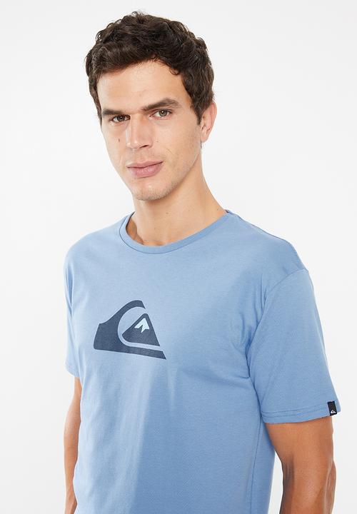 Quiksilver - Comp logo short sleeve tee - blue