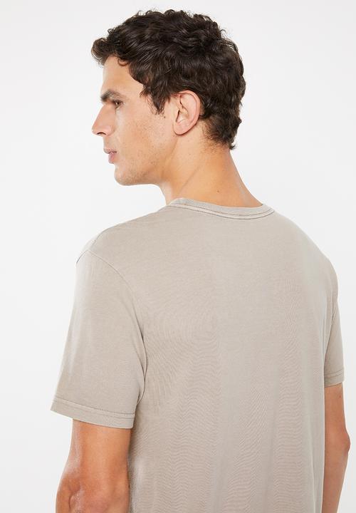 RVCA - Small RVCA embroidery short sleeve tee - grey
