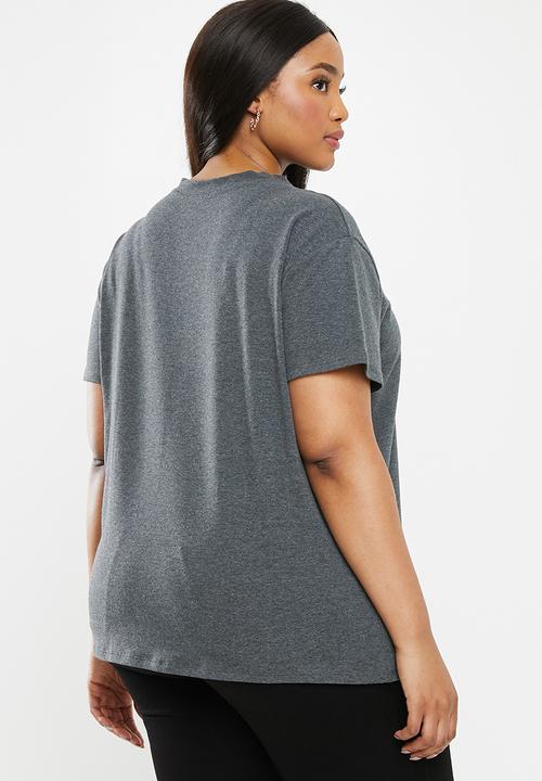 edit Plus - Pintuck tee - grey