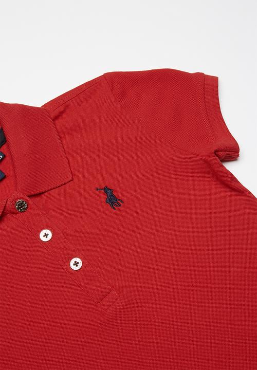 POLO - Girls nina short sleeve golfer - red