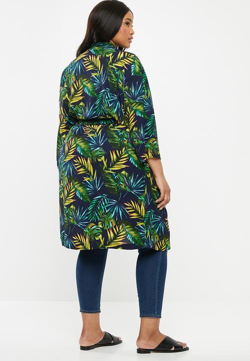 edit Plus - Wide sleeve kimono - multi 