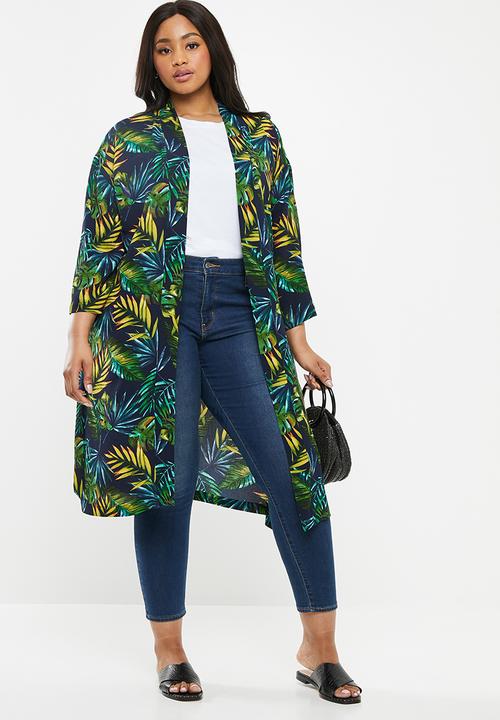 edit Plus - Wide sleeve kimono - multi 
