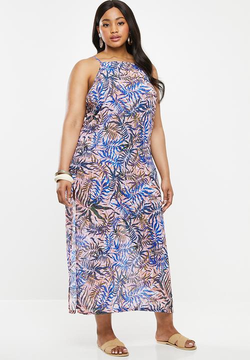 Superbalist - Halter swim cover up - multi