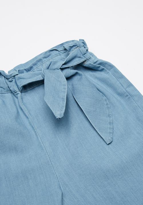 Baby Corner - Denim and T-shirt set - white & blue 