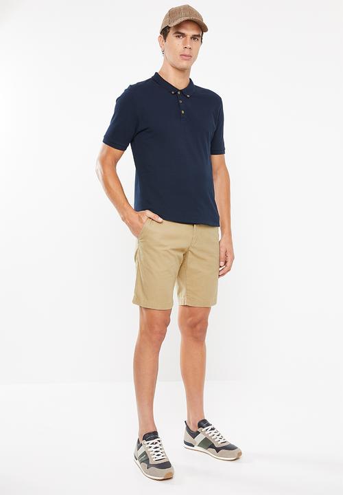 Tommy Hilfiger - Stretch cotton twill shorts - beige