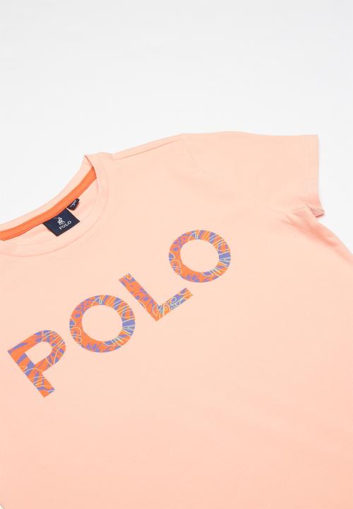 POLO - Girls jessica printed tee - orange