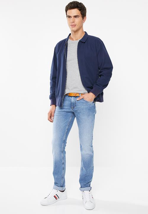 Tommy Hilfiger - Bleecker distressed slim fit jeans - blue