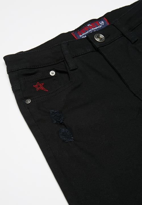SOVIET - Boys denim skinny - black