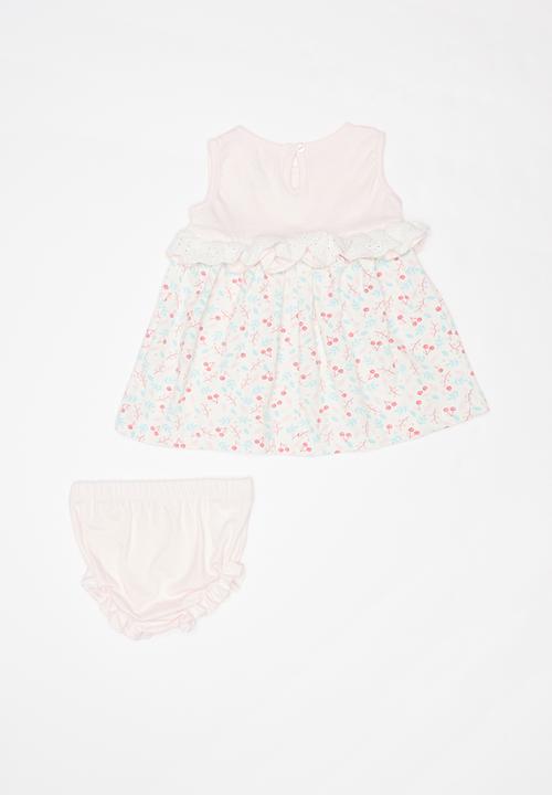 Baby Corner - Dress and underpants set - multi