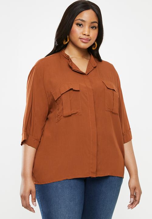 Superbalist - Utility blouse - rust
