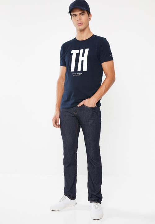 Tommy Hilfiger - Denton straight leg jeans - navy