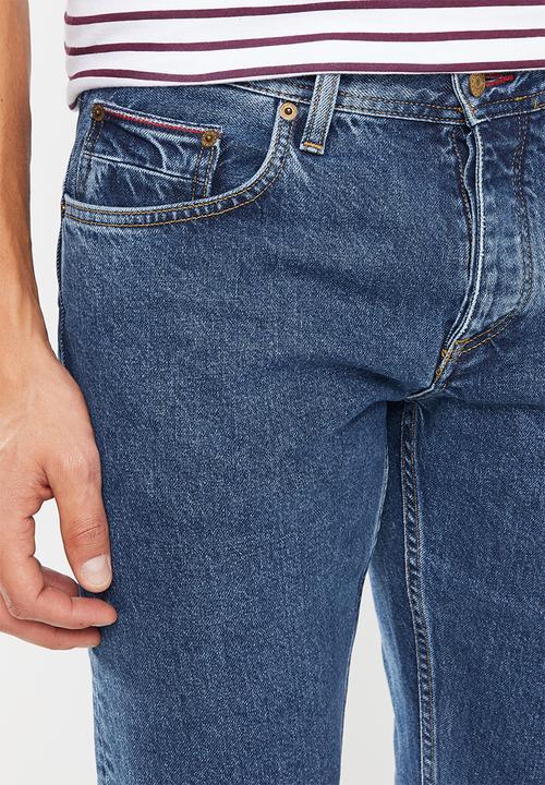 Tommy Hilfiger - Regular mercer straight leg jeans - blue