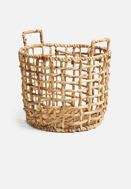 H&S - Water hyacinth baskets - set of 2