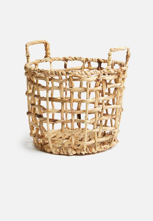 H&S - Water hyacinth baskets - set of 2