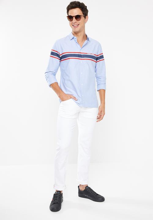 Tommy Hilfiger - Denton straight leg jeans - white