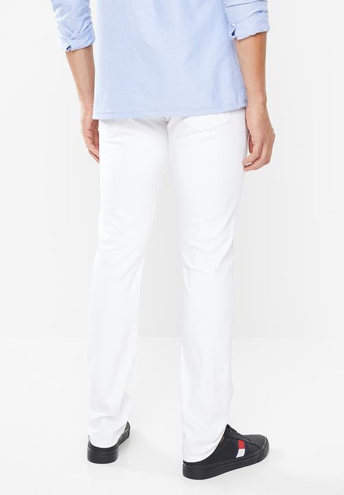 Tommy Hilfiger - Denton straight leg jeans - white