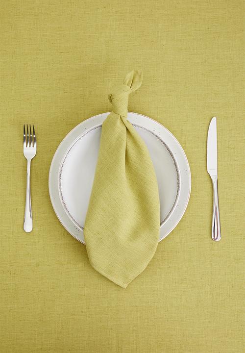 Hertex Haus - Seek napkin set of 2 - celery (40x40)