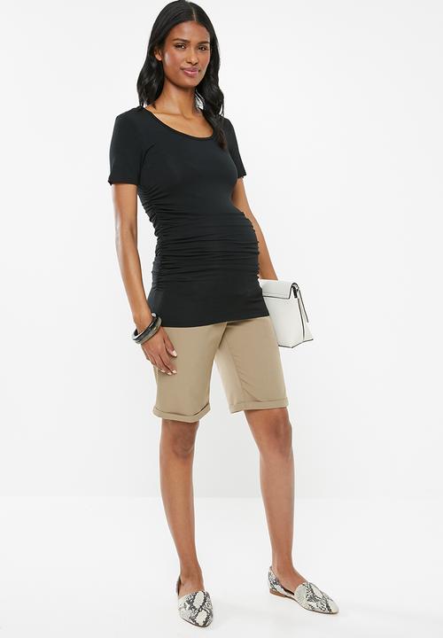 edit Maternity - Maternity Chino shorts - stone