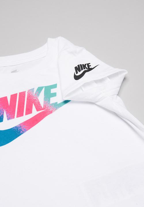 Nike - Nike girls futura spanish floral tee - white