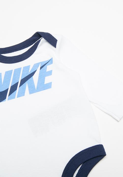 Nike - Icon short sleeve bodysuit 3 pack - blue