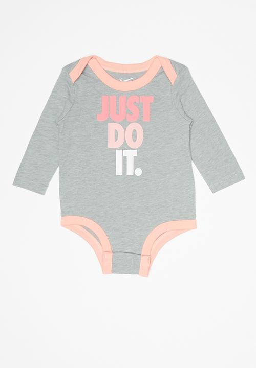 Nike - Graphic long sleeve bodysuit 3 pack - multi