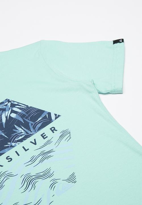 Quiksilver - Bamboo breakfast boy short sleeve tee - turquoise