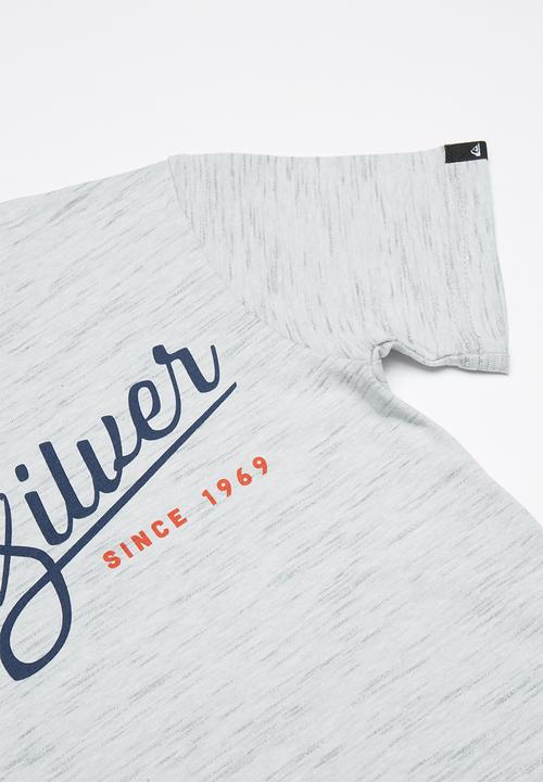 Quiksilver - Radio song short sleeve T-shirt - grey