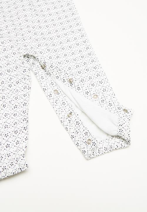 Name It - Gabi short sleeve bodysuit - bright white