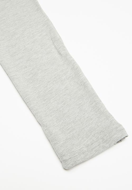 Pop Candy - 2 Pack leggings - grey & pink