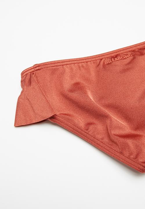 Billabong  - Shine ruffle bikini set - rust