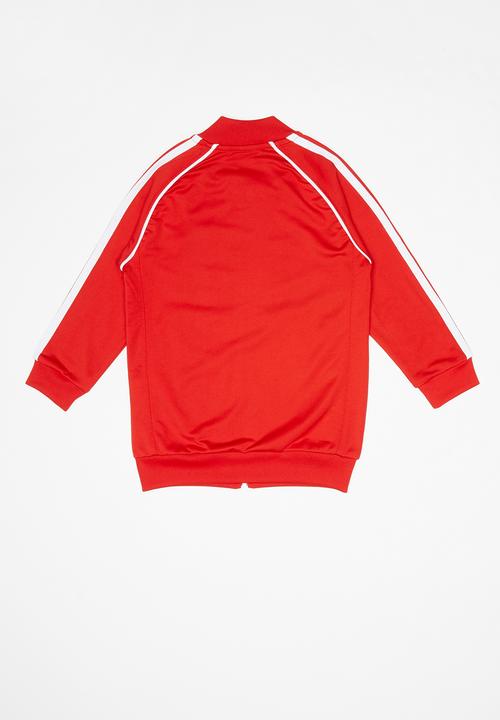adidas Originals - Superstar top - red & white