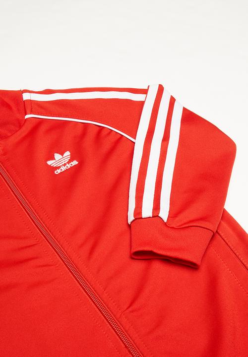 adidas Originals - Superstar top - red & white