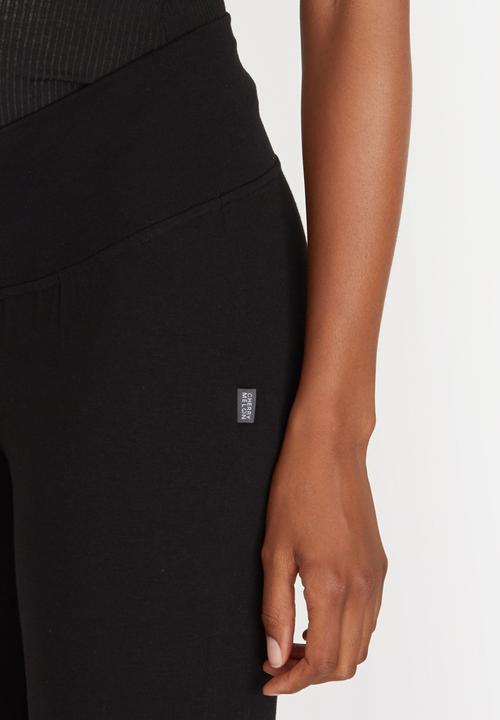 Cherry Melon - Maternity Leggings Full Length - Black