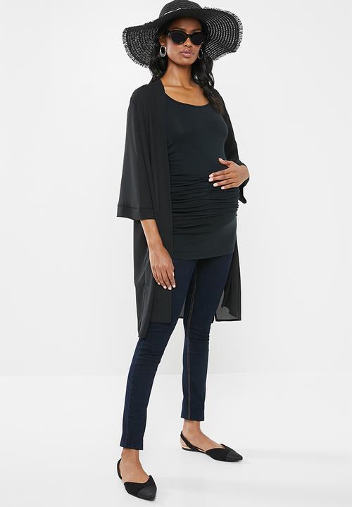Cherry Melon - Maternity Every day tank top - black