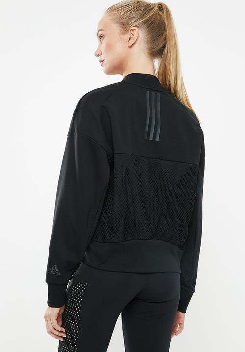 adidas - ID mesh bomb jacket - black