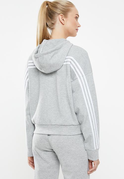 adidas - Must haves 3-stripes hoodie - grey