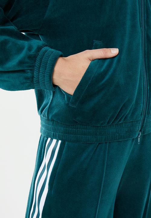 adidas Originals - Lifestyle velvet tracktop - blue