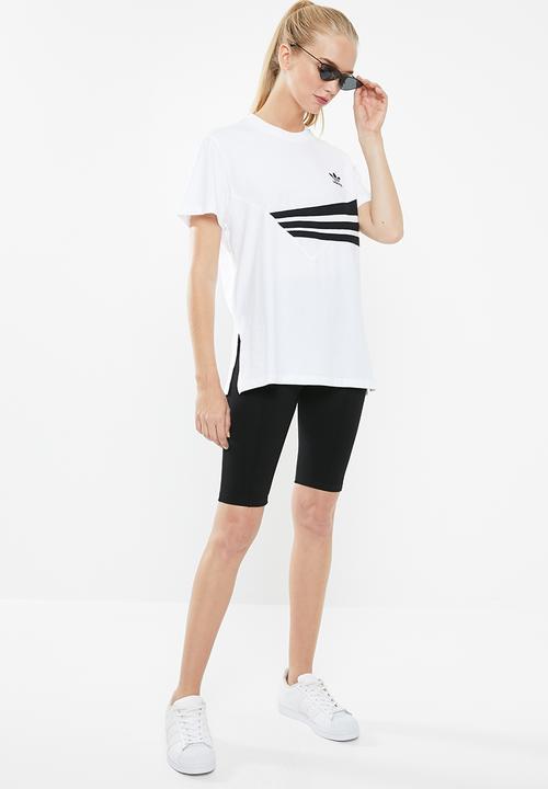 adidas Originals - Originals short sleeve tee - white & black