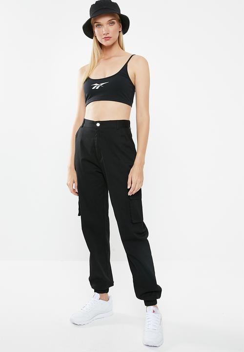 Reebok - Classics big logo bra - black