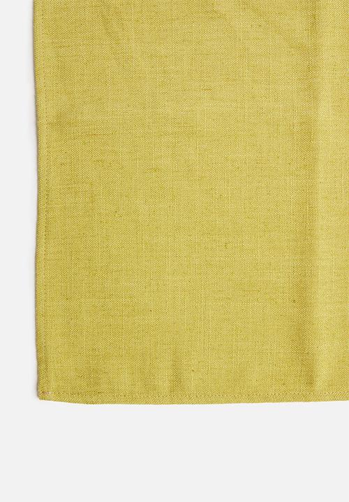 Hertex Haus - Seek napkin set of 2 - celery (40x40)