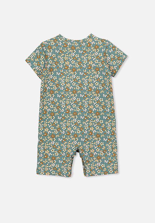 Cotton On - The short sleeve romper - green