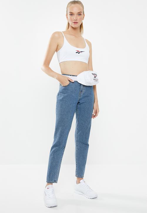 Reebok - Classics big logo bra - white