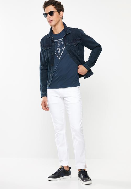 GUESS - Iconic triangle tee - navy