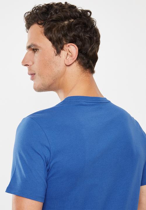 GUESS - Iconic triangle tee - blue
