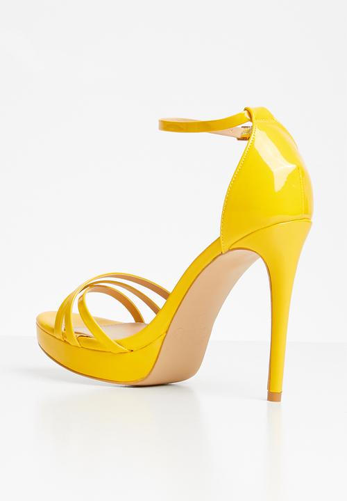 Miss Black - Lerato heel - yellow