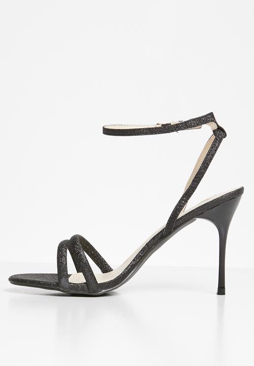 Footwork - Shimmer heel - black