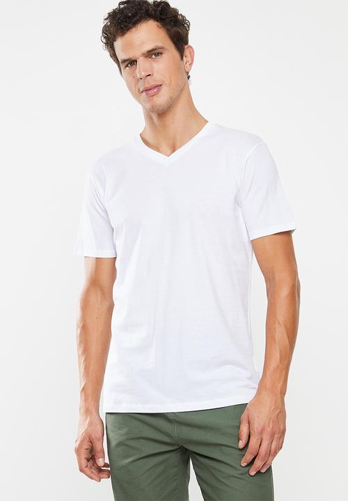 Superbalist - Plain v-neck 3 pack tees - multi
