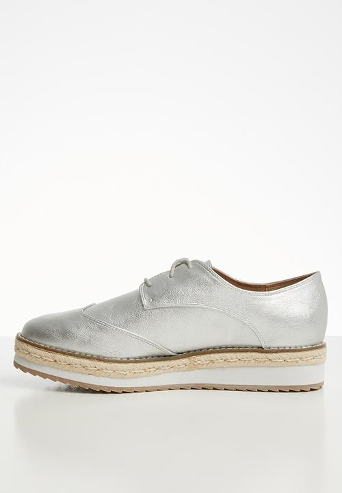 Call It Spring - Wilanna brogue - silver
