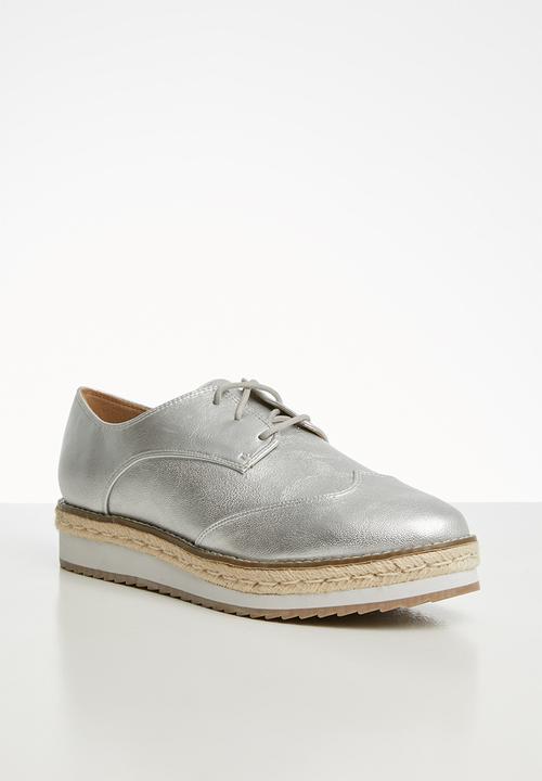Call It Spring - Wilanna brogue - silver