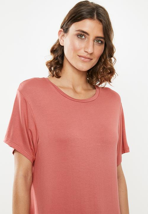edit - T-shirt dress - pink